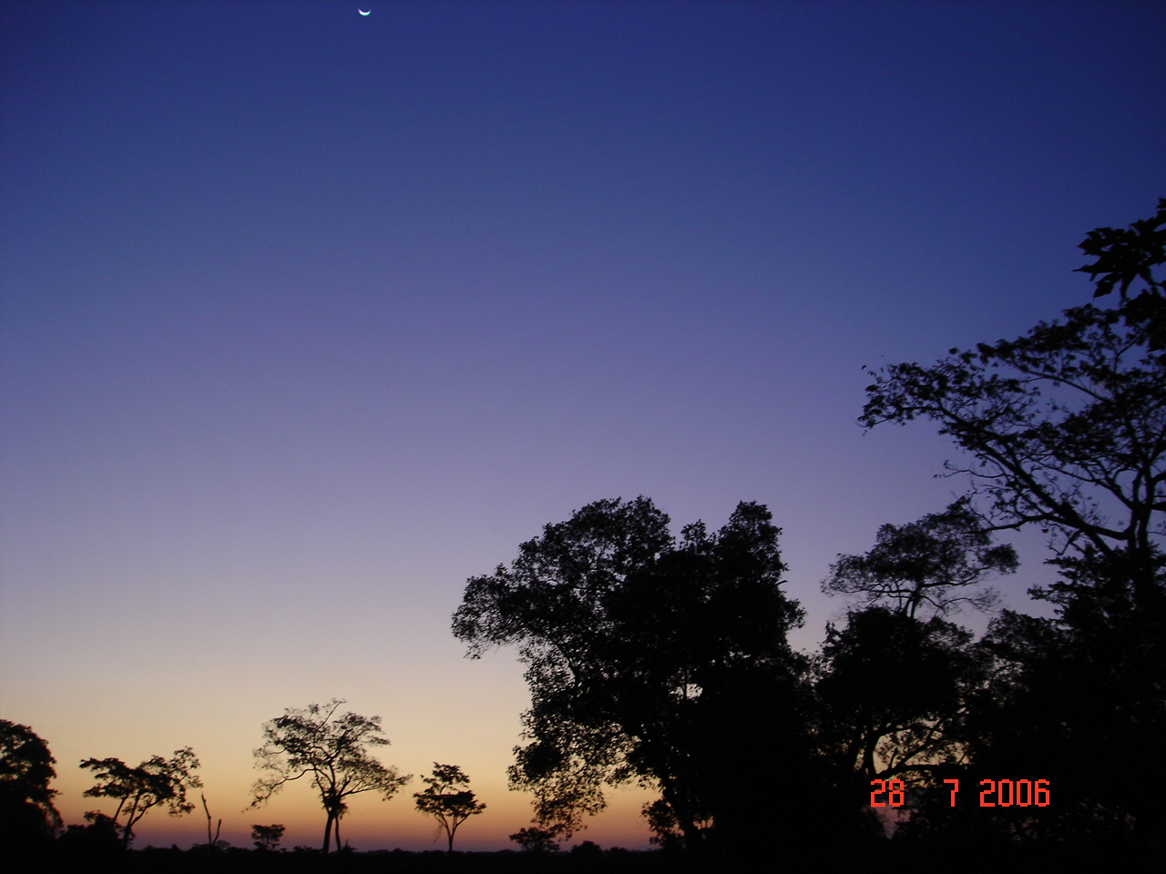 Pôr-do-Sol no Pantanal